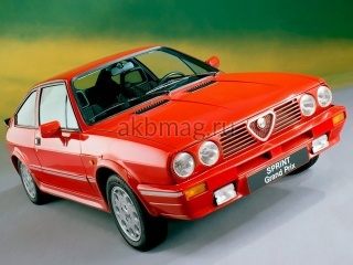 Alfa Romeo Sprint 1983, 1984, 1985, 1986, 1987, 1988, 1989 годов выпуска