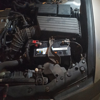 Замена аккумулятора на Honda Accord VII Рестайлинг 2006 - 2008 2.4 (160 л.с.) Замена аккумулятора на Honda Accord VII Рестайлинг 2006 - 2008 2.4 (160 л.с.)