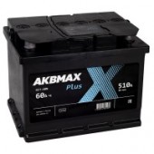 Аккумулятор AKBMAX PLUS 60L 60Ач 510А прям. пол.