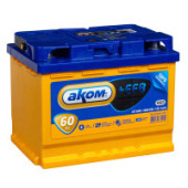 Аккумулятор АКОМ EFB 60R 60Ач 600А обр. пол. Аккумулятор АКОМ EFB 60R 60Ач 600А обр. пол.
