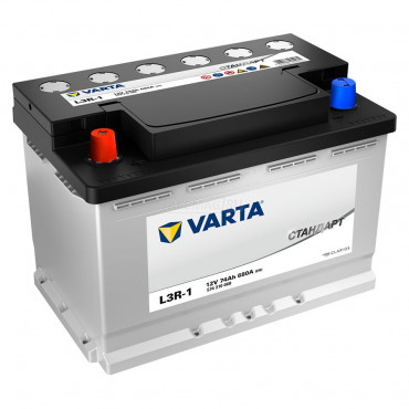 VARTA СТАНДАРТ L3R1 74L 680A 278x175x190
