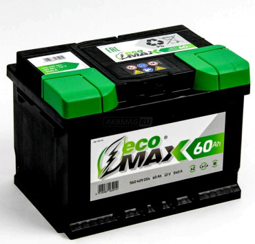 EcoMax 6СТ-60.0 (560 409 054) низкий