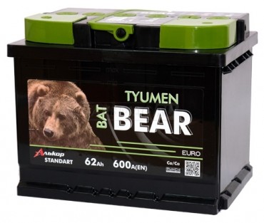 Медведь BatBEAR 62L 600A 242x175x190